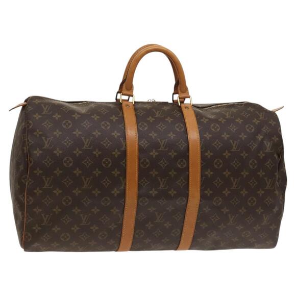 LOUIS VUITTON Monogram Keepall 55 Boston Bag M41424 - Picture 1 of 16